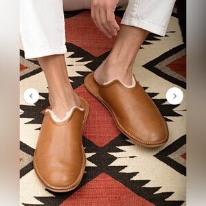 WP STANDARD Men's Brown Leather Slip-On Loafers Men’s Medium 9-10